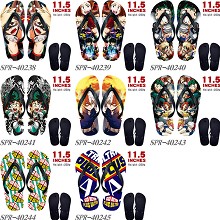 My Hero Academia anime flip flops shoes slippers a pair