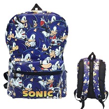 Sonic The Hedgehog game backpack bag