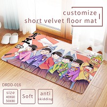 Osomatsu-san anime customize short velvet floor ma...