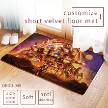 The Avengers customize short velvet floor mat