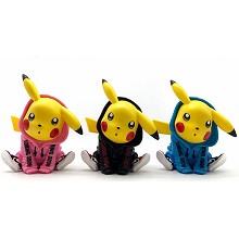 Pokemon pikachu anime figures set(3pcs a set)