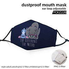 Stitch anime dustproof mouth mask trendy mask