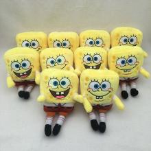 5inches Spongebob anime plush dolls set(10pcs a se...