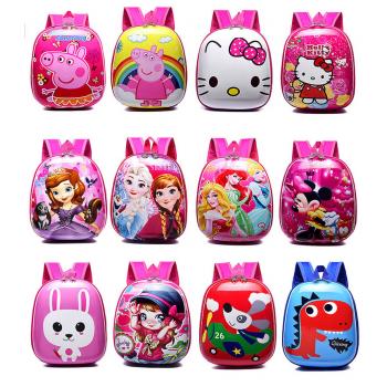 Peppa Pig Hello Kitty Mikey Frozen anime hard shell backpack bag