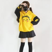Pokemon Pikachu anime thick hoodies cloth