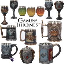 Game of Thrones Stainless Steel 3D Skull Skeleton Cup Bar Cup