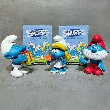 The Smurfs anime figures set(3pcs a set)