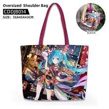 Hatsune Miku anime oversized shoulder bag