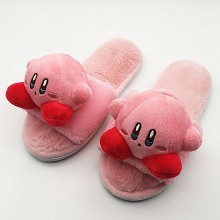 Kirby anime plush shoes slippers a pair 260MM