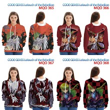 Code Geass anime long sleeve thin hoodies cloth