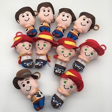 4.8inches Toy Story Woody Jessie anime plush dolls...