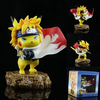 Naruto Namikaze Minato cos pikachu figure