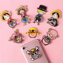 One Piece Luffy Chopper anime mobile phone ring iphone finger ring round