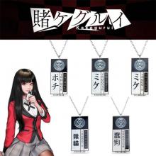 Kakegurui Compulsive Gambler anime acrylic necklac...