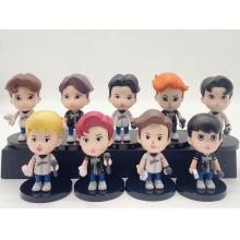 EXO star figures set(9pcs a set)(OPP bag)