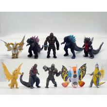 Godzilla movie figures set(10pcs a set)(no box)