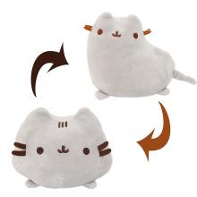 Pusheen Cat anime reversible two-sided plush pillo...