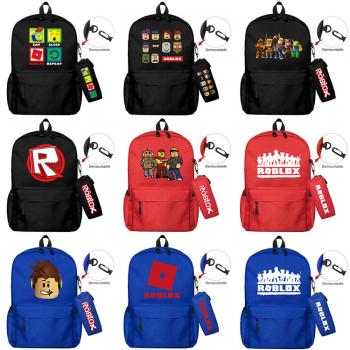 ROBLOX game backpack bag + pen bag