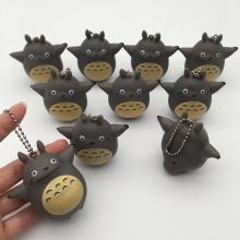 Totoro anime figure doll key chains set(10pcs a se...