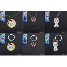 Sailor Moon necklace key chain