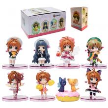 Card Captor Sakura figures set(8pcs a set)
