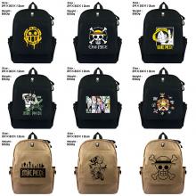 One Piece canvas backpack bag