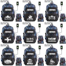 Fortnite game nylon backpack bag