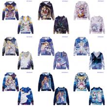 Sailor Moon anime hoodies sweatshirts cloth