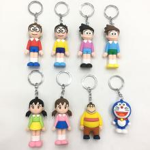 Doraemon anime figure doll key chain