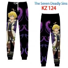 The Seven Deadly Sins anime trousers pants
