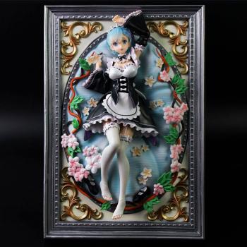 Re:Life in a different world from zero rem frame anime figure