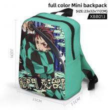 Demon Slayer anime full color mini backpack bag