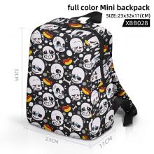 Undertale game full color mini backpack bag