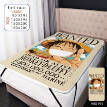 One Piece Luffy anime bet-mat sleeping mat