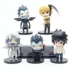 Death Note anime figures set(5pcs a set)(OPP bag)