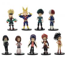 My Hero Academia anime figures set(9pcs a set)(OPP...
