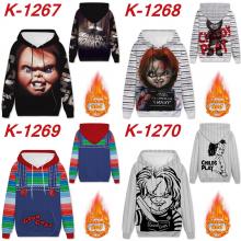 Child's Play Chucky thickened and cashmere hoodie ...