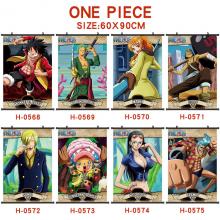 One Piece anime wall scroll wallscrolls 60*90CM