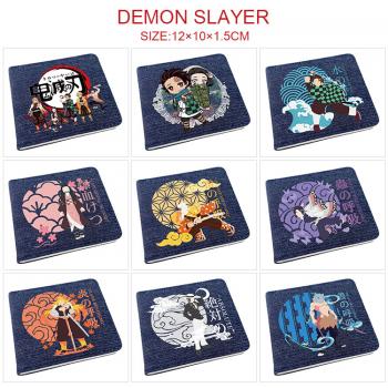Demon Slayer anime denim wallet