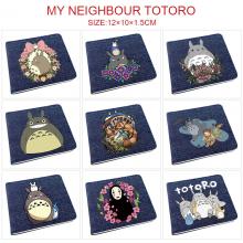 Totoro anime denim wallet