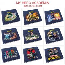 My Hero Academia anime denim wallet