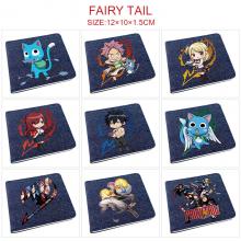 Fairy Tail anime denim wallet