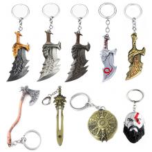 God Of War game key chain necklace(OPP bag)