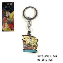 One Piece boat anime key chain/necklace