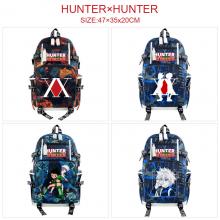 Hunter x Hunter anime USB camouflage backpack scho...