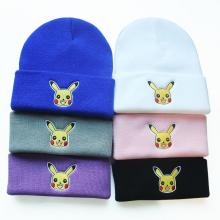 Pokemon pikachu anime straw hat knitted hat