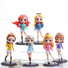 The Princess anime figures set(6pcs a set)(OPP bag)