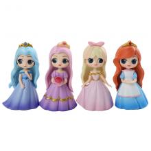 Rainbow Princess anime figures set(4pcs a set)(OPP...