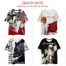 Death Note anime short sleeve t-shirt
