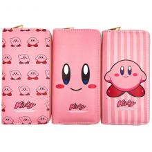 Kirby anime zipper long wallet purse